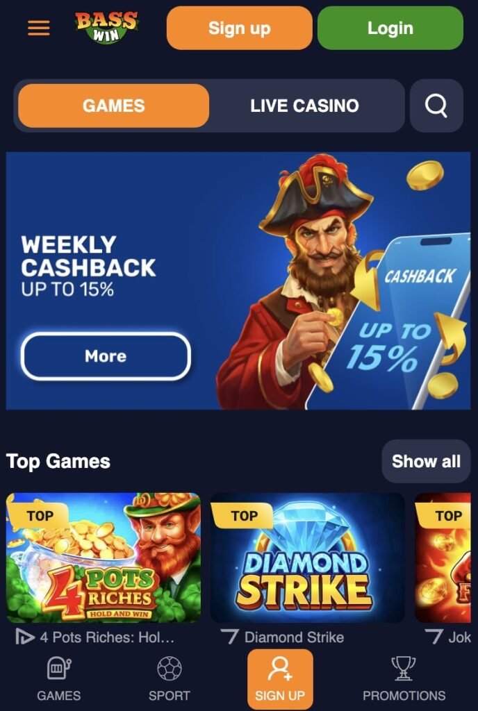 login on mobile browser